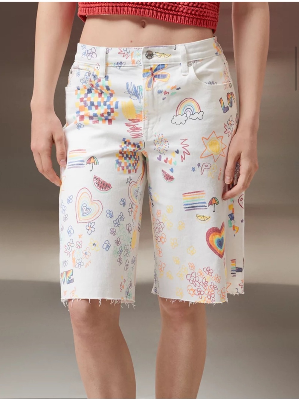 AE Stretch Low-Rise Baggy Bermuda Short RT $70 NWOT